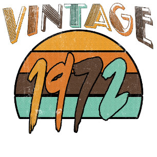 Klassisk 1972 Vintage T-Shirt