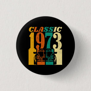 Klassisk 1973 52:a födelsedagen knapp