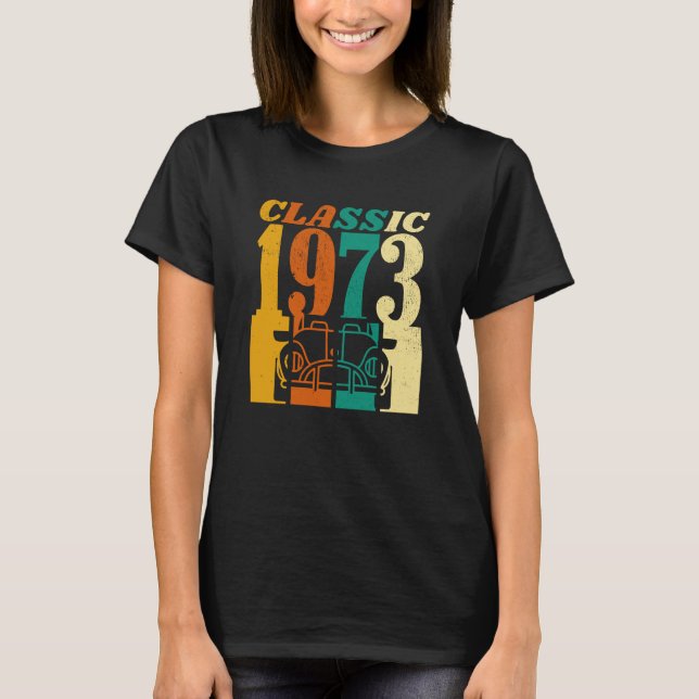 Klassisk 1973 52:a födelsedagen t shirt (Framsida)