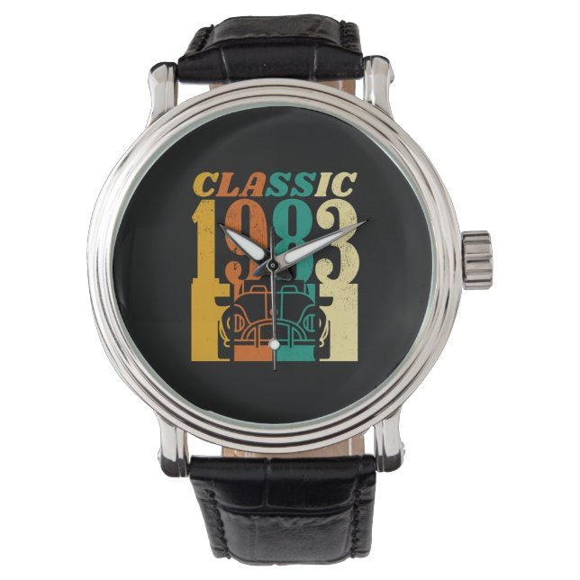 Klassisk 1983 43-årsdag armbandsur (Framsida)