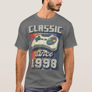 Klassisk 1998, 24:e födelsedagsspelskontroll för r t shirt