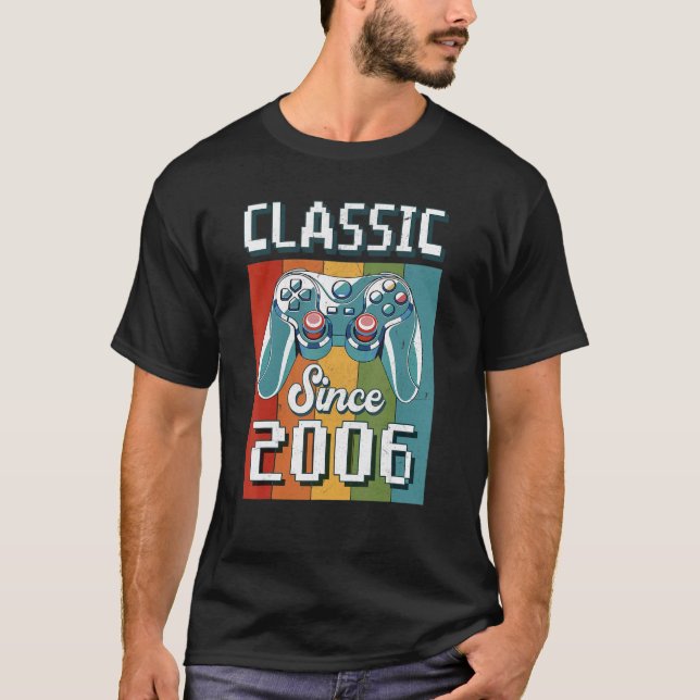 Klassisk 2006 16:e födelsedagsstyrenhet för videos t shirt (Framsida)