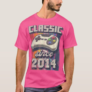 Klassisk 2014 8th Birthday Retro Video Game Contro T Shirt