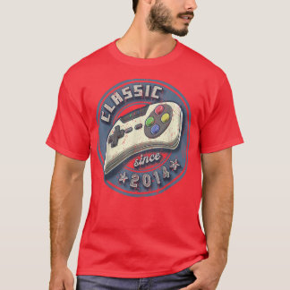Klassisk 2014 8th Birthday Retro Video Game Contro T Shirt