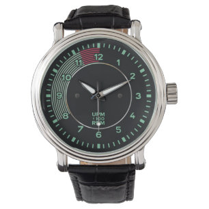 Klassisk 356 varv, gammal, luft-kyld sportbil armbandsur