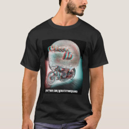 Klassisk 3D-motorcykel T Shirt