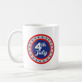 Klassisk 4:e juli självständighetsdag T-shirt Kaffemugg