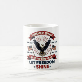 Klassisk 4 juli Mugg - Retro Eagle