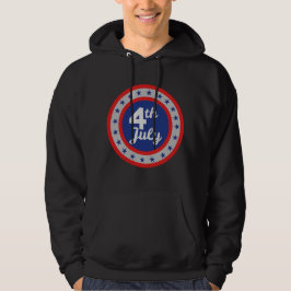 Klassisk 4 juli självständighetsdag T-shirt Hoodie