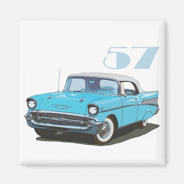 Klassisk 57 magnet (Framsidan)