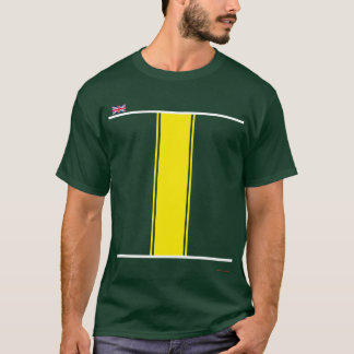 Klassisk 60:s Grönt Motor-Tävla för British Tävla T Shirt