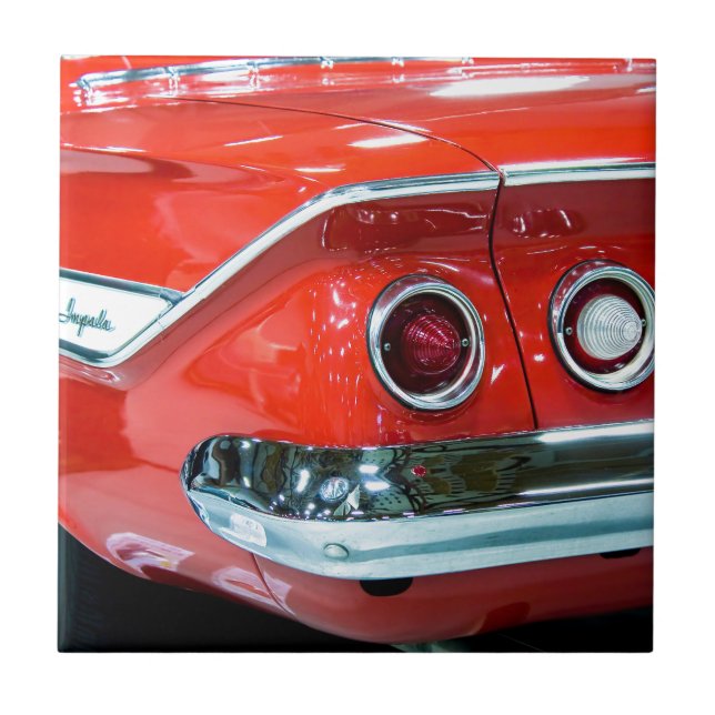 Klassisk 61 Chevy Impala Kakelplatta (Framsidan)
