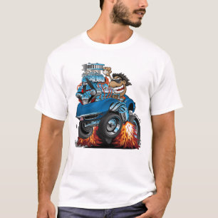 Klassisk "69 American Sports Car Tecknad" T Shirt
