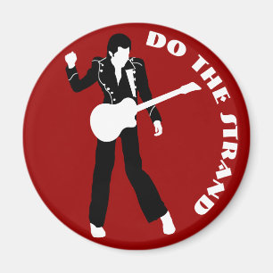 Klassisk 70's Glam Rock musik Roxy Ferry Art Magnet