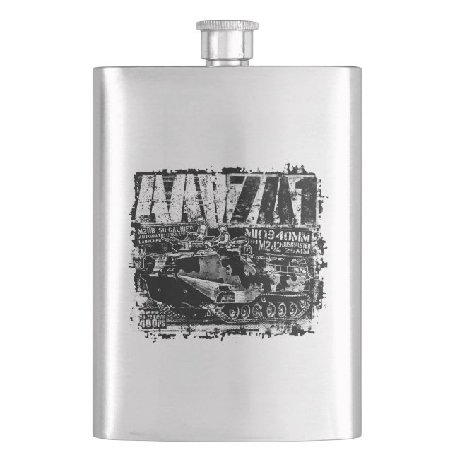 Klassisk AAV-7A1-höftkolv Fickplunta (Framsidan)