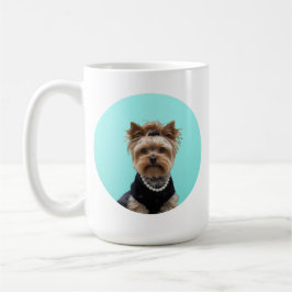 Klassisk affisch för frukost Yorkshire Terrier Yor Kaffemugg