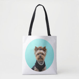 Klassisk affisch för frukost Yorkshire Terrier Yor Tygkasse