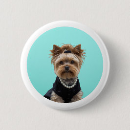 Klassisk affisch för Yorkshire Terrier Yorkie Knapp