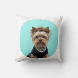 Klassisk affisch för Yorkshire Terrier Yorkie Kudde