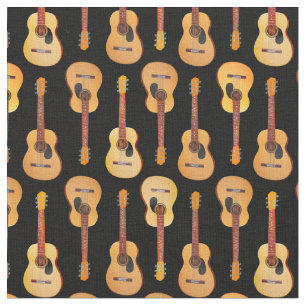 Klassisk akustisk guitar Musician på Black Tyg