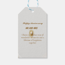 Klassisk akvarell guld lyx frole ram presentetikett