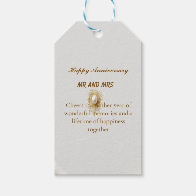 Klassisk akvarell guld lyx frole ram presentetikett (Framsidan)