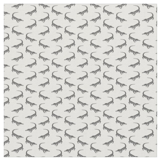 Klassisk Alligator Skriv ut struktur med ANPASSNIN Tyg (Närbild)