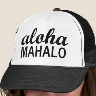 Klassisk Aloha Mahalo Hawaiiansk Keps