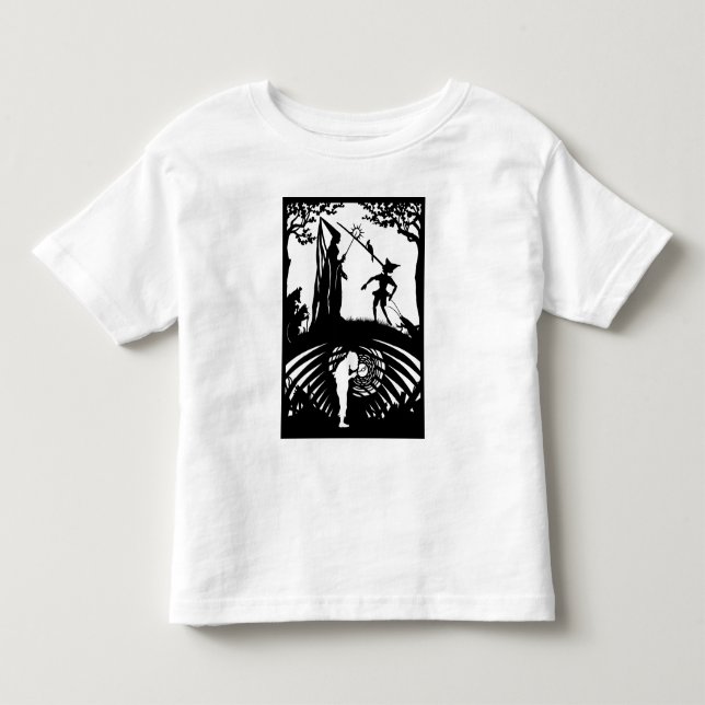 Klassisk älvstråd. Småbarn T-Shirt (Framsida)