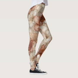 Klassisk Amaryllis Kronblad Träningsutrustning Leggings