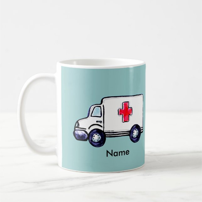Klassisk ambulans kaffemugg (Vänster)