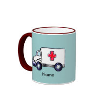 Klassisk ambulans kaffemugg