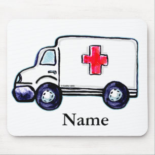 Klassisk ambulans musmatta