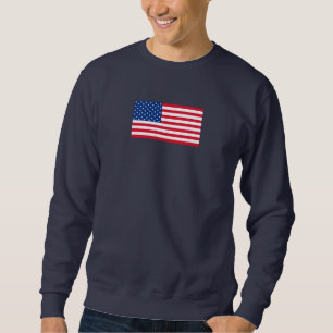 Klassisk amerikansk flagg sweatshirt present