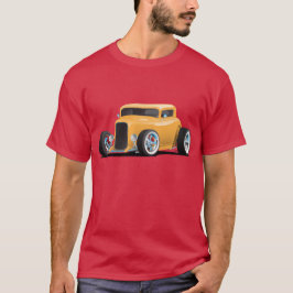 Klassisk amerikansk Gult 32 Illustration av hotell T Shirt