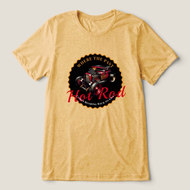Klassisk amerikansk Hot rod T Shirt (Design Framsida)