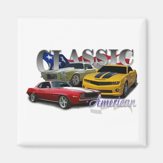Klassisk amerikansk magnet (Framsidan)