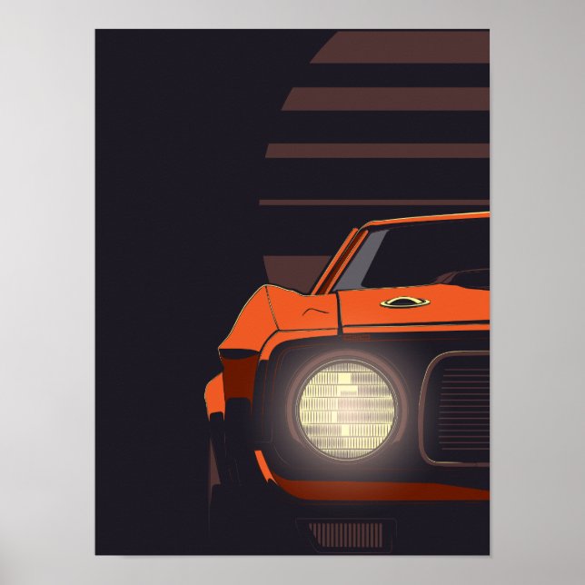 Klassisk amerikansk muskel poster (Framsidan)
