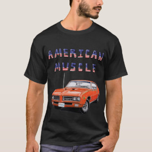 Klassisk amerikansk muskelbil t shirt