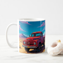 Klassisk amerikansk Pickup Kaffemugg