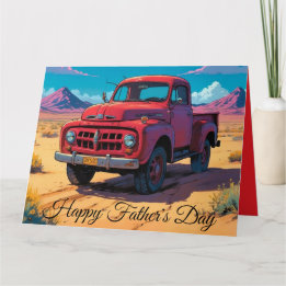 Klassisk amerikansk pickup  kort