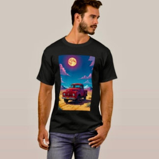 Klassisk amerikansk pickup t shirt
