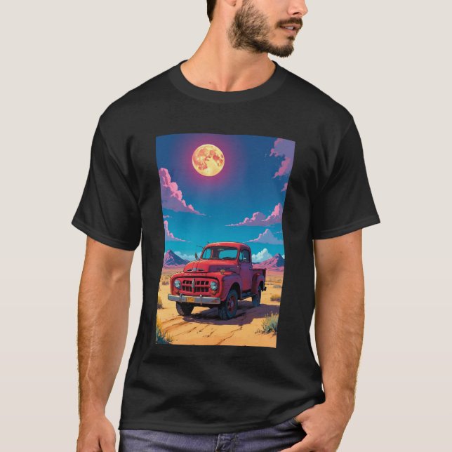 Klassisk amerikansk Pickup T Shirt (Framsida)