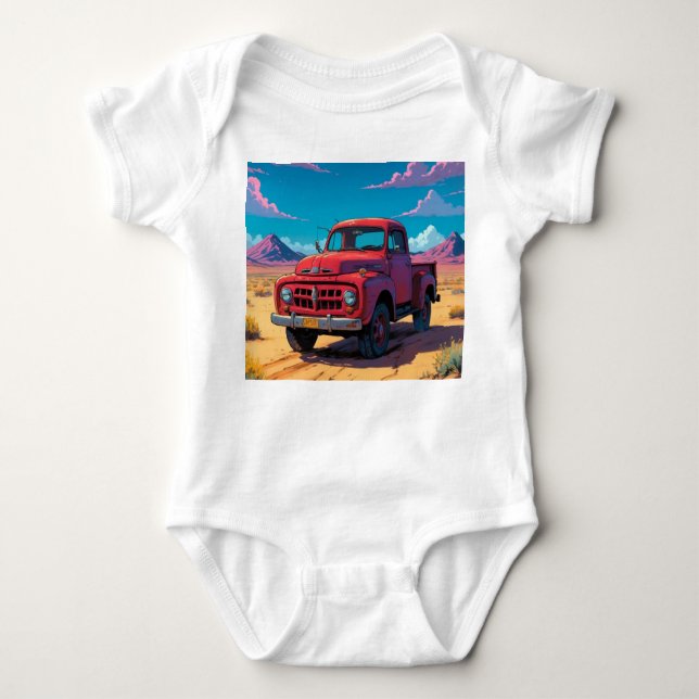 Klassisk amerikansk Pickup T Shirt (Framsida)