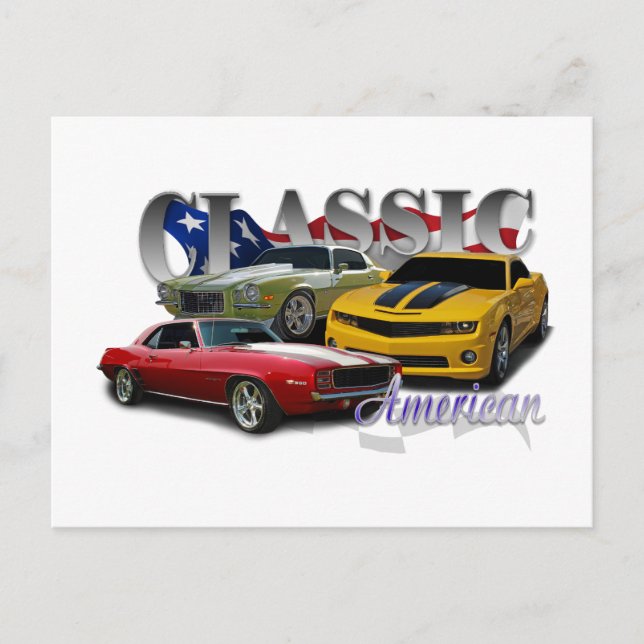 Klassisk amerikansk vykort (Framsida)