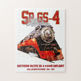 Klassisk ånglokomotiv Southern Pacific GS-4 Pussel