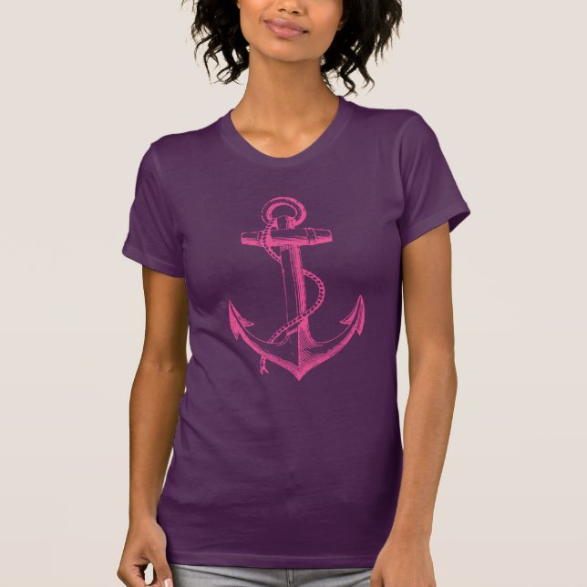 Klassisk ankare tee shirt (Framsida)