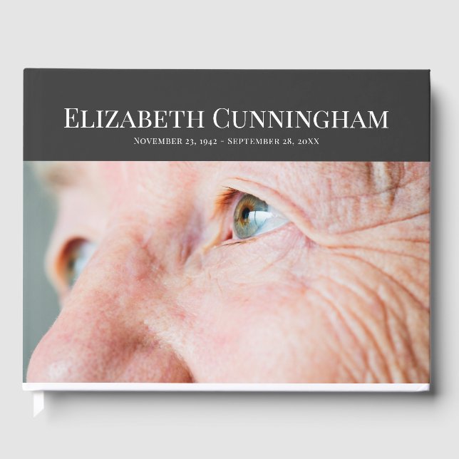 Klassisk Anpassningsbar - fotominnesbild Gästböcker (Framsida)