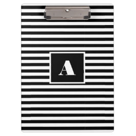 Klassisk Anpassningsbar initialer Black and White 