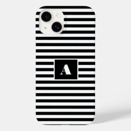 Klassisk Anpassningsbar initialer Black and White